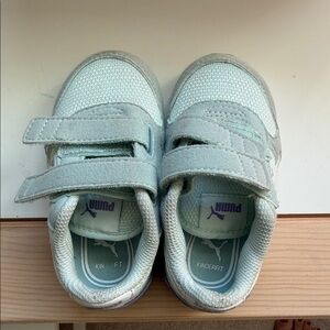 Puma Kids Sneakers in Mint Green and Lavender